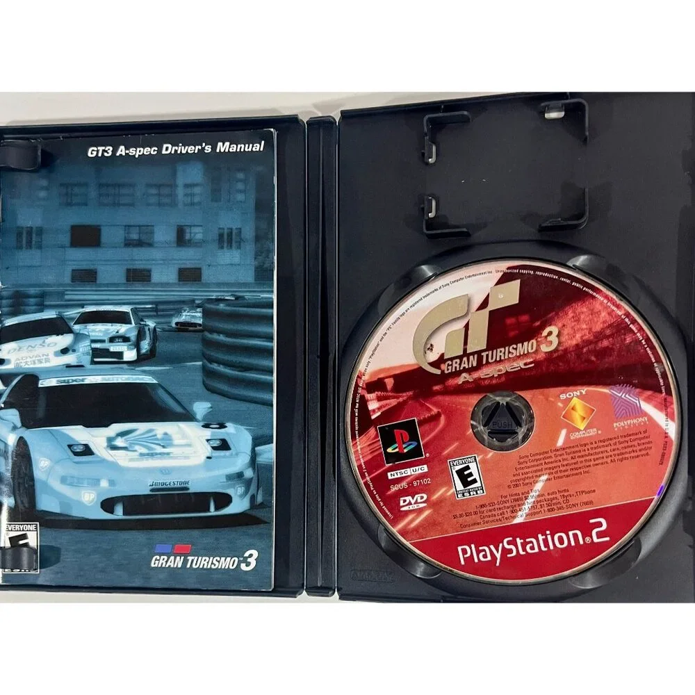 Gran Turismo 3 & Command & Conquer Red‎ Alert PlayStation Games